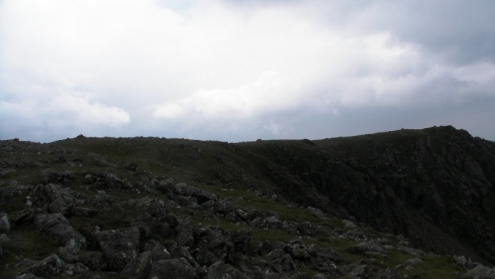 Approaching High Stile summit