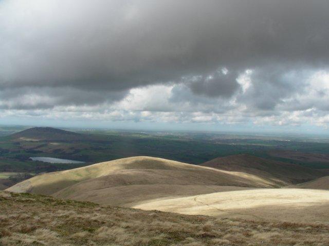 Lothwaite Fell and Longlands Fell from Great Sca Fell