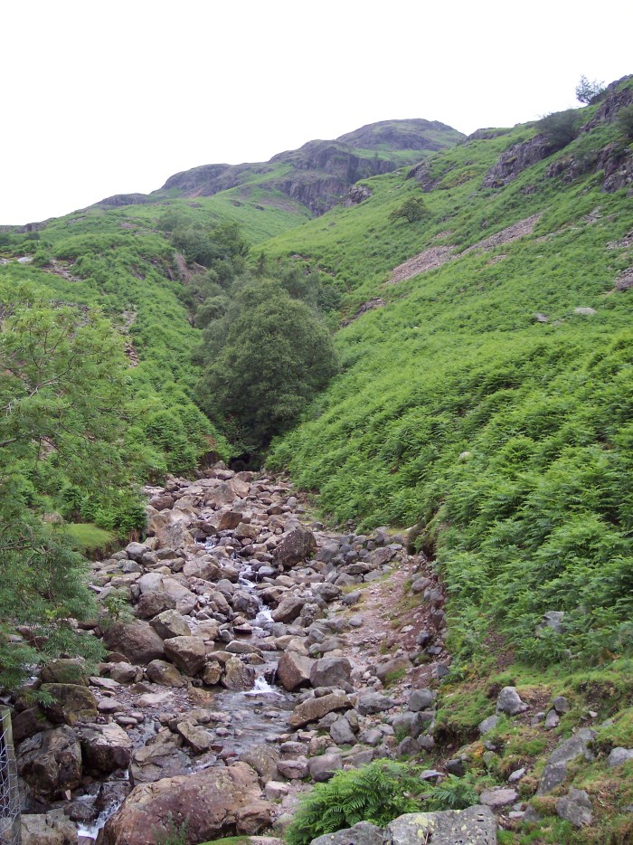 The path up from Dungeon Ghyll