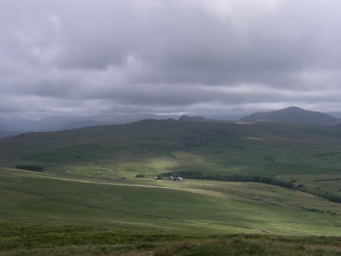Looking towards Green Crag and Harter Fell from Hesk Fell