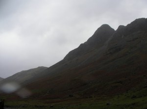 On a wet and windy day as I fought up Langdale
