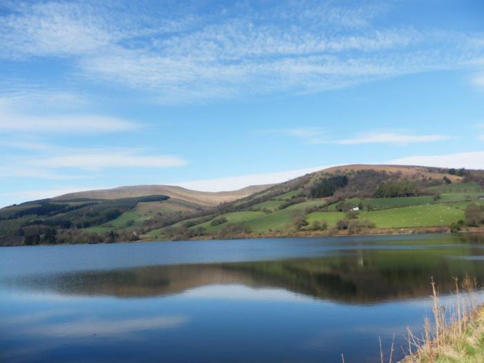 Looking to Allt Lwyd across the Talybont Reservoir