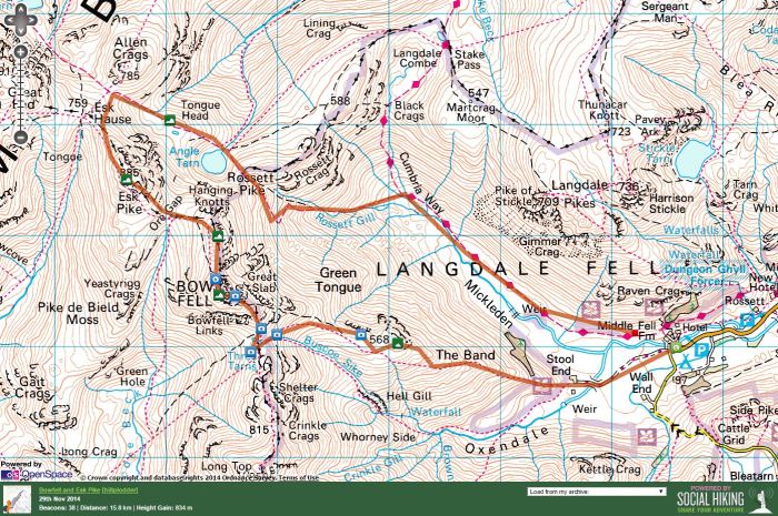 20141129 Bowfell and Esk Pike