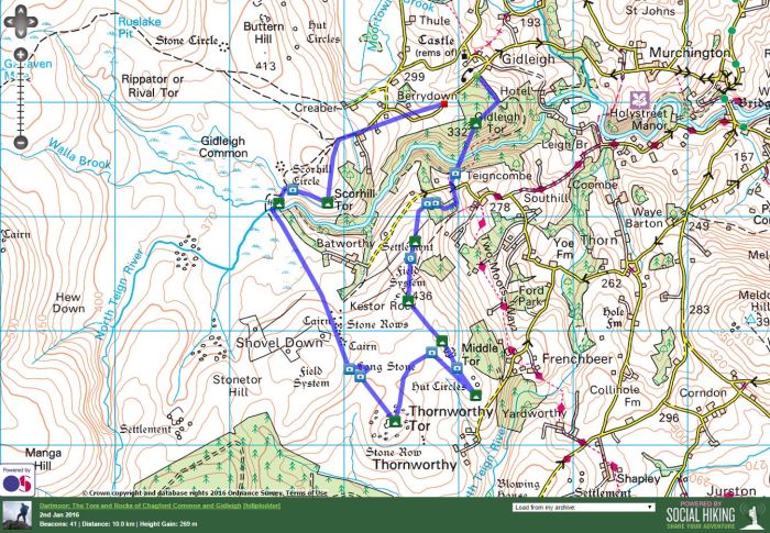 2016-01-02 Chagford Common and Gidleigh