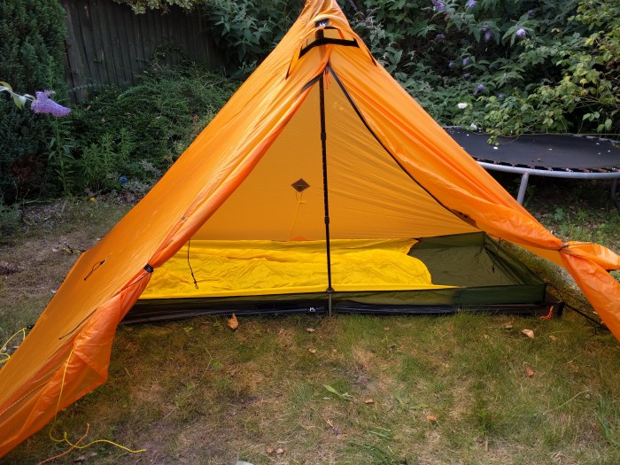 With the Oookworks Banana Bivvy instead of the MLD nest